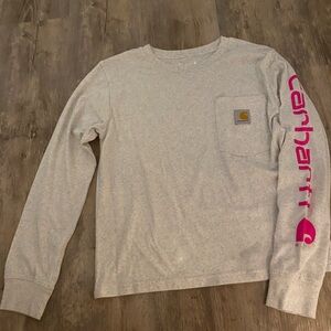 Carhartt Heather Gray Long Sleeve Tee